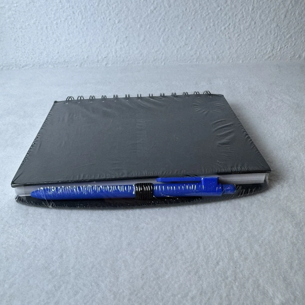 New Toyo Tires Spiral Notebook Black With Pen Advertising Note Book